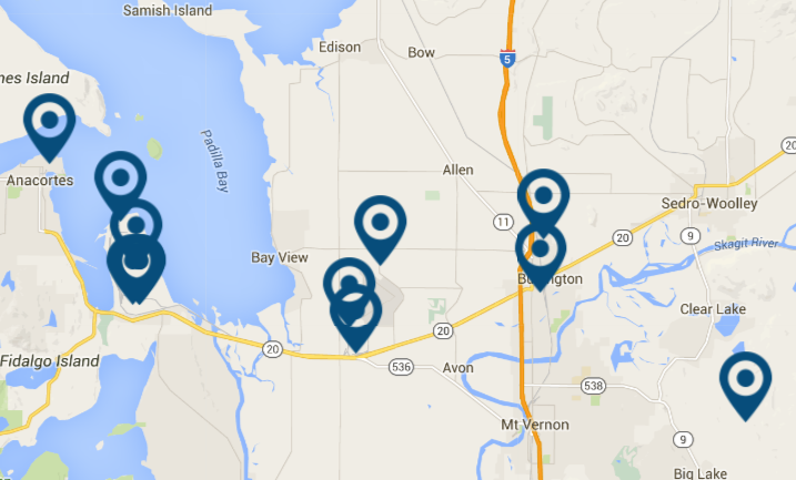 map of major businesses